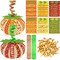 30 Set Fall Pumpkin Crafts Bulk Religious Christian Craft Kit(colorful)5.9 x 8.7 x 0.62 inches